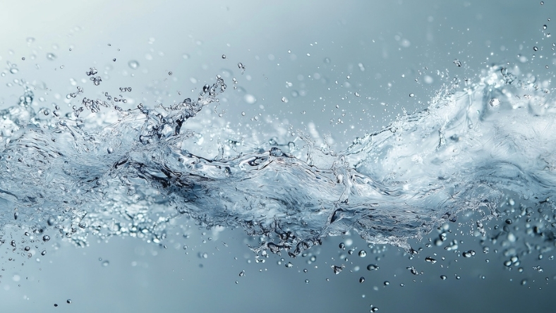 Water movement symbolising data-driven water management systems