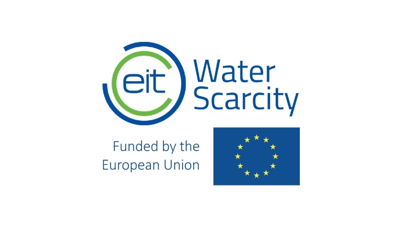 EIT Water Scarcity logo with EU funding emblem